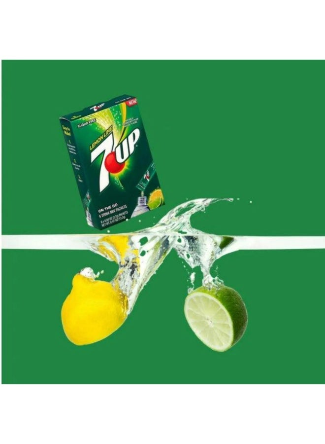 7UP Powder Drink Mix Sugar Free Lemon Lime (6 sticks) - Image 5