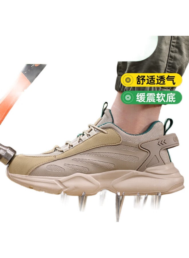 WELDON Weierdun Safety Shoes For Men With Steel Toe Cap, Anti-Smashing, Puncture-Resistant, Wear-Resistant, Lightweight, Soft-Soled Work Safety Functional Shoes 1157Bn Size 42 - Image 2