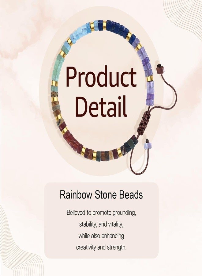 AGOT Sympathy Gifts for Loss of Loved One: Natural Rainbow Stone Bracelet as Memorial Bereavement Condolence Funeral Gifts - In Memory of Grand parents Mom Dad Son Husband Miscarriage - Image 3