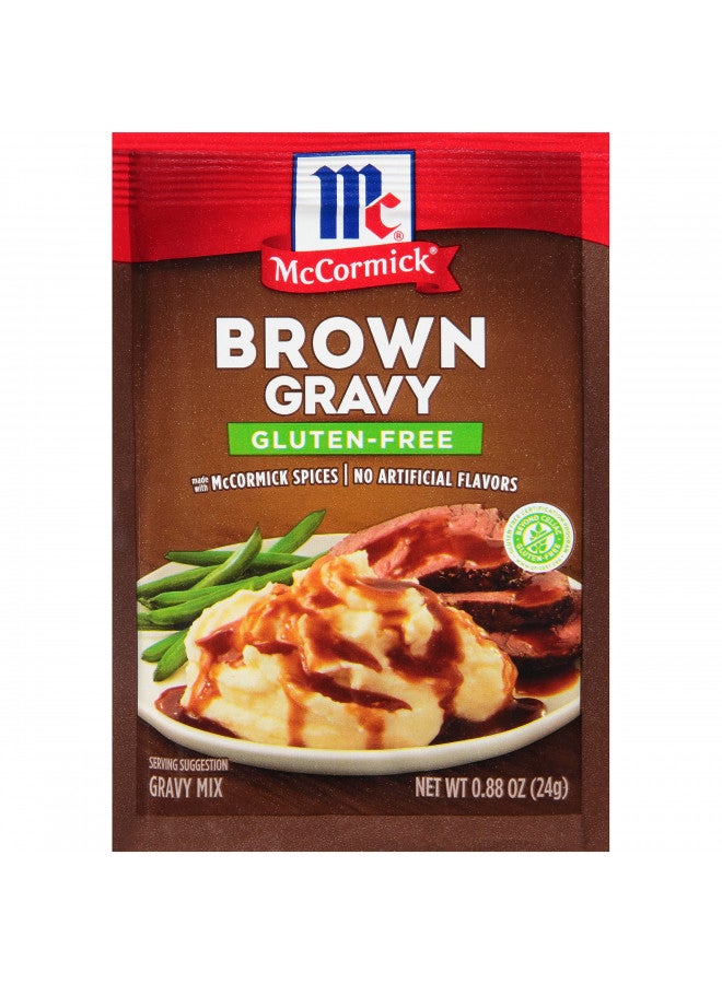 McCORMICK McCormick Gluten Free Brown Gravy Mix, 0.88 oz (Pack of 12) - Image 2