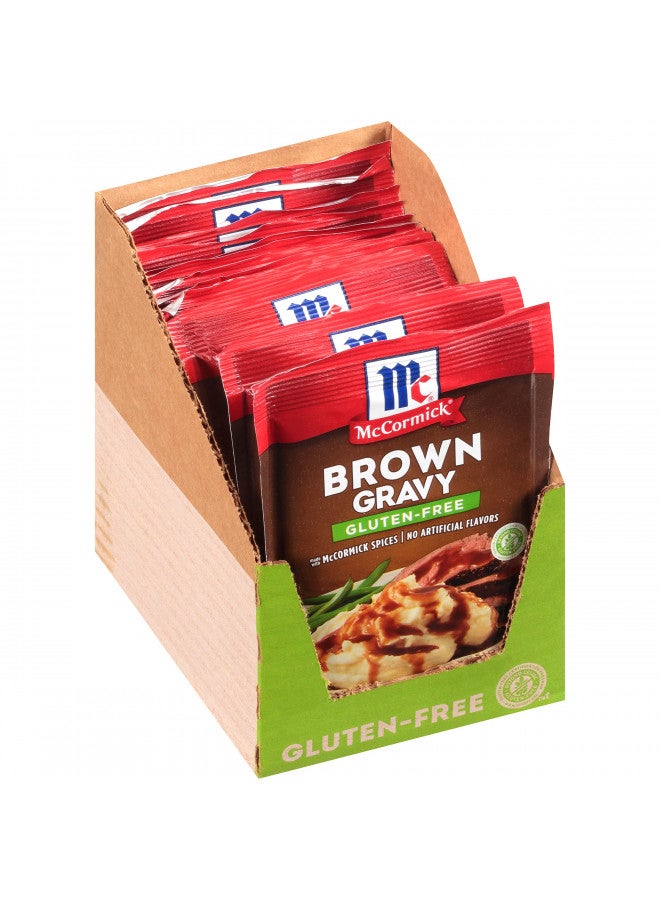 McCORMICK McCormick Gluten Free Brown Gravy Mix, 0.88 oz (Pack of 12) - Image 1