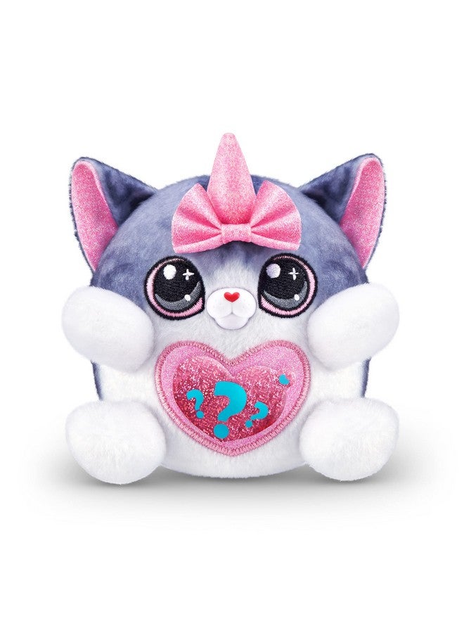 Rainbocorns Rainbocorns Kittycorn Surprise Series 2, Starla the American Short Hair Cat - Collectible Plush - 10 Surprises to Unbox, Peel and Reveal Heart, stickers, Ages 3+ (American Short Hair) - Image 3