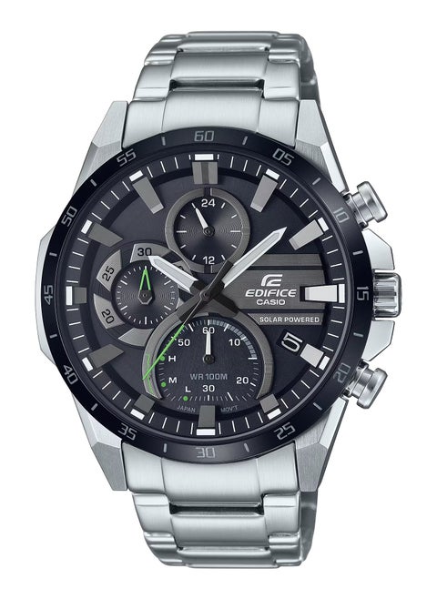 Edifice Solar Powered Chronograph Stainless Steel Men's Watch EQS-940DB-1AV