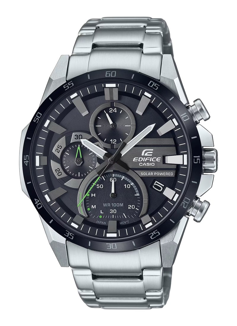 CASIO Edifice Solar Powered Chronograph Stainless Steel Men's Watch EQS-940DB-1AV  - Image 1