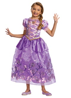 Party Centre Child Rapunzel Deluxe Costume, Princess Dress for Girls  - Image 1