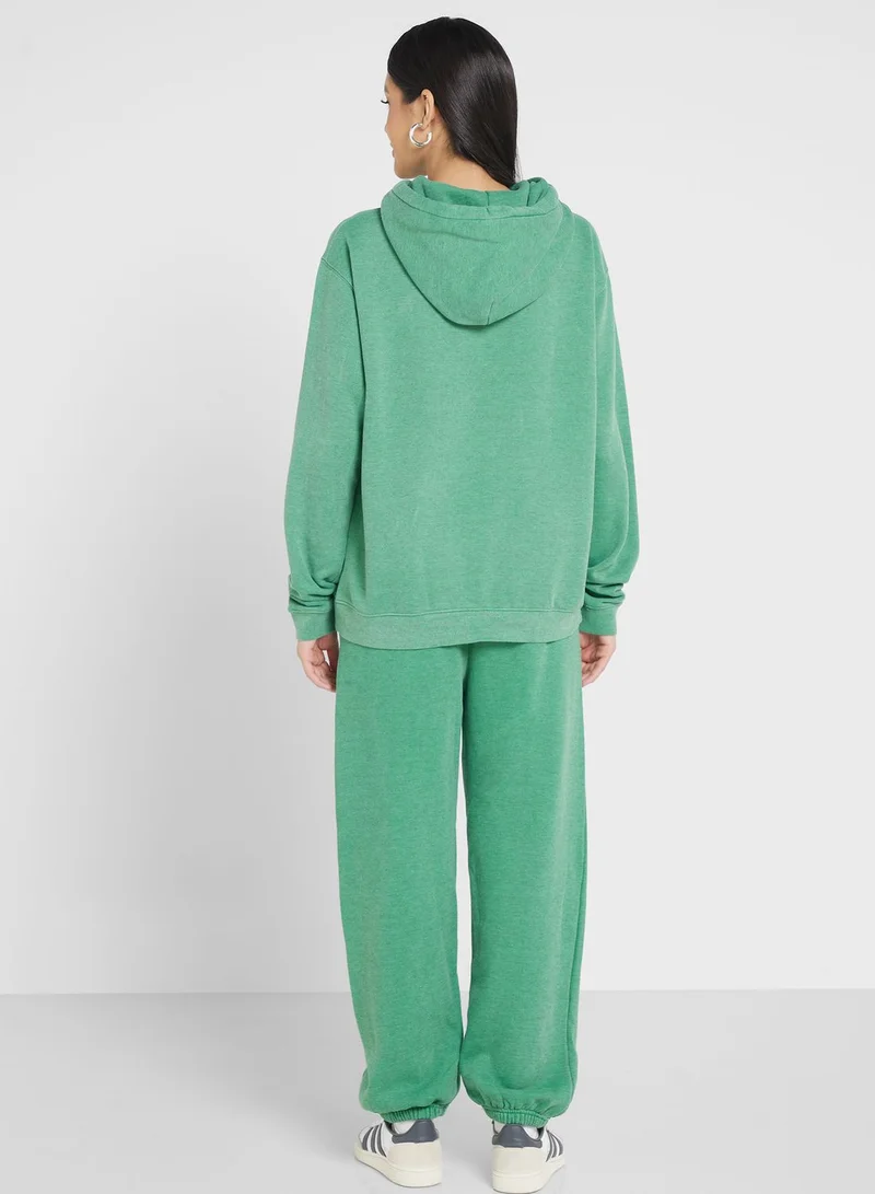 boohoo Slogan Hoodie & Pants Set