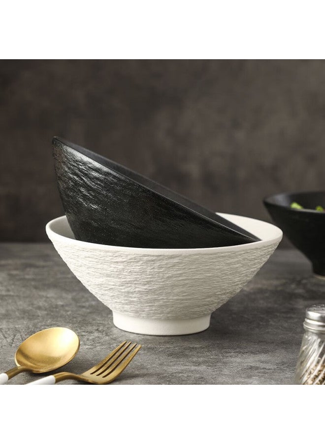 Ijarl Ceramic Ramen Bowl Noodle Soup Bowl Luosifen Bowl Chinese Style Household Instant Noodle Bowl Wide Mouth 7 Inch - Image 4