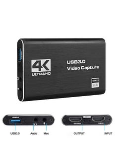 4K Video Capture Card, USB 3.0 1080P 60fps HDMI Audio Video Capture Device, Full HD 1080P for Game Recording, Live Streaming Broadcasting - pzsku/ZE4D65A8E426196D17F55Z/45/_/1734441678/cf1b8d62-e5a7-45fa-b6ee-1c5eb89639df