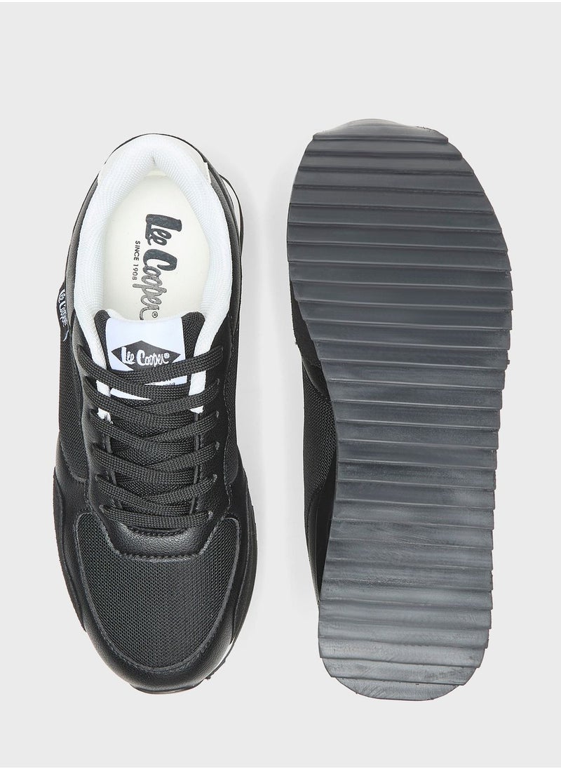 Lee Cooper - Lace Up Low Top Sneakers - Image 1