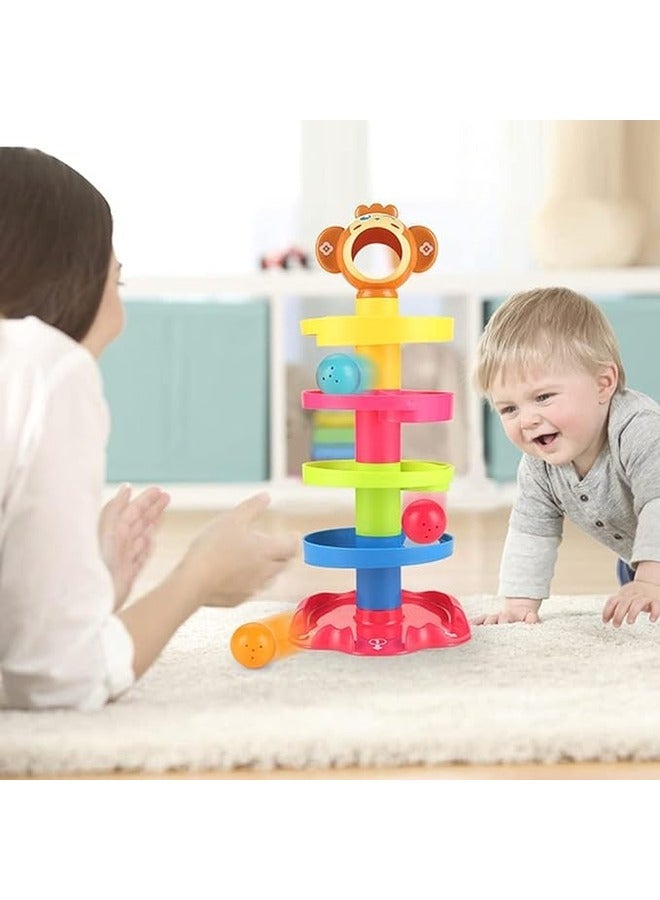 Ball Drop and Roll Swirling Tower for Baby and Toddler Development Educational Toys, Birthday Gifts for 1 2 Year Old Boys and Girls Activity Toys  - Image 3