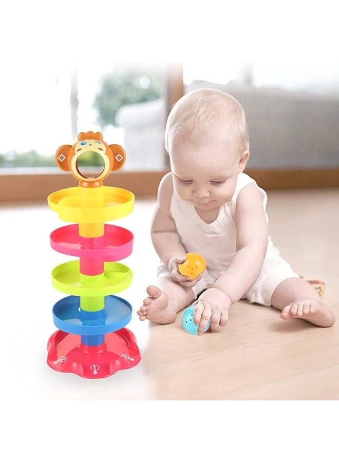 Ball Drop and Roll Swirling Tower for Baby and Toddler Development Educational Toys, Birthday Gifts for 1 2 Year Old Boys and Girls Activity Toys  - Image 4