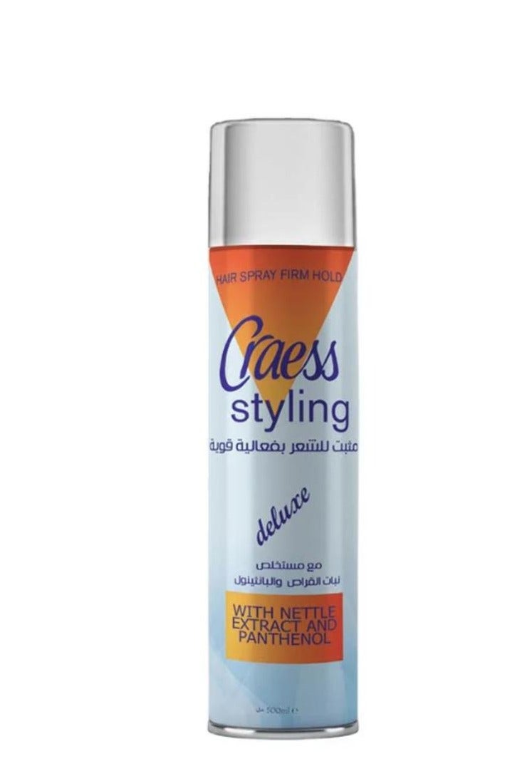 Craess Hair Spray Ultra Hold with Aloe Vera Extract - 500 ml