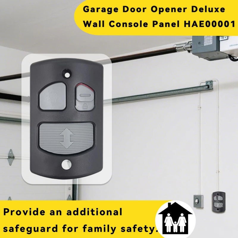 XDTKML Replacement for Linear Garage Door Opener Deluxe Wall Console Panel HAE00001 Compatible with Linear Wall Mount Garage Door Opener LSO,LDO,LCO-1pcs - Image 3