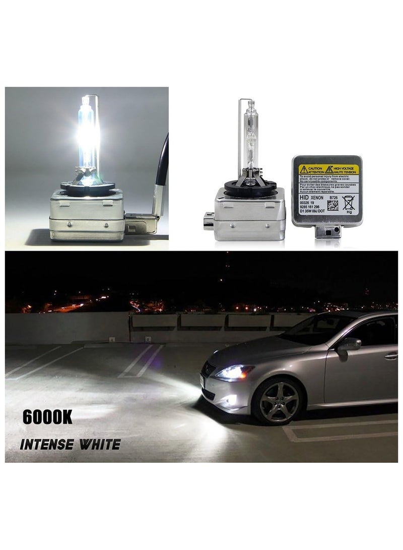Toby's Toby's D3S 6000K Xenon HID Replacement Bulb Diamond White Metal Stents Base 12V Car Headlight Lamps Head Lights 35W  - Image 4