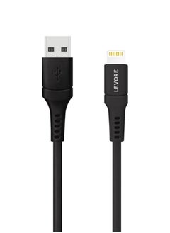 Levore USB to Lightning Cable MFI Certified TPE 1.8m - Black