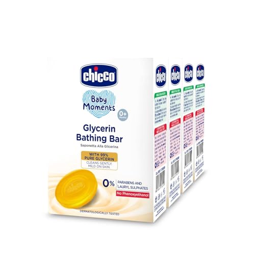 Chicco Baby Moments Glycerin Bathing Bar with 99% Pure Glycerin 300g (Buy 3 Get 1 Free) - Image 1
