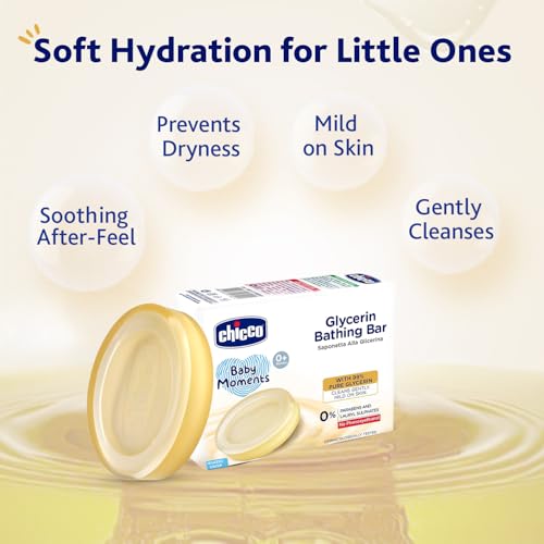 Chicco Baby Moments Glycerin Bathing Bar with 99% Pure Glycerin 300g (Buy 3 Get 1 Free) - Image 2
