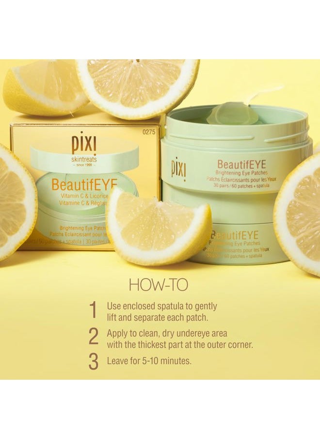 pixi BeautifEYE Hydrogel Under-Eye Patches | Refreshing Eye Patches For Dark Circles | Brighten & Hydrate Under Eyes | 30 Pairs / 60 Patches  - Image 4