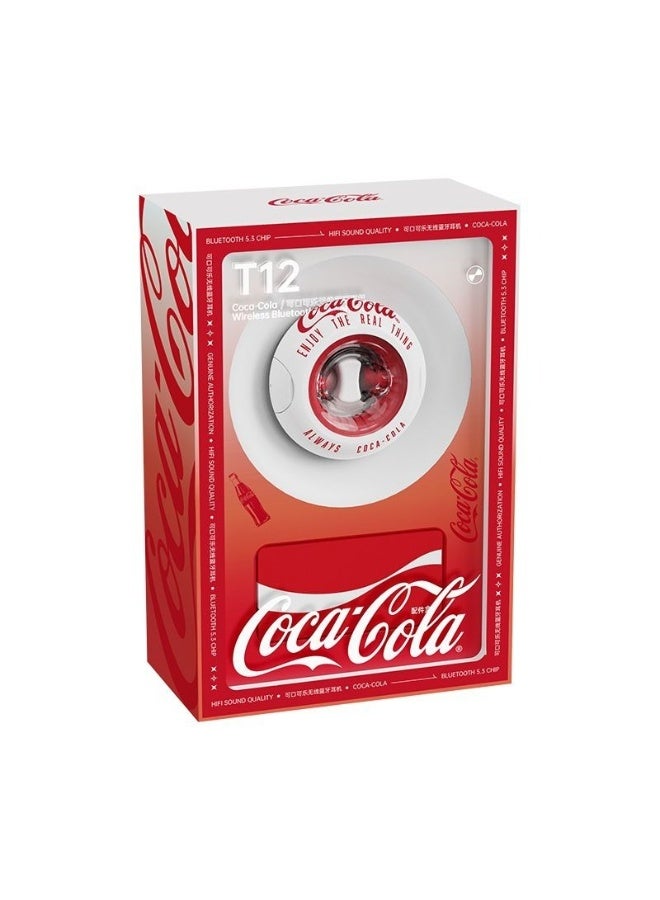 كوكا كولا دونت T12 بلوتوث سماعات الرأس هي غير مؤلمة ومريحة في الأذن الأذن التي يمكن ارتداؤها لفترات طويلة - Image 1