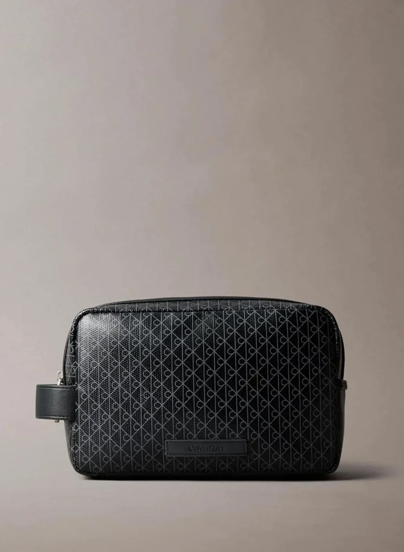 Allover Monogram Logo Zip Dopp Kit