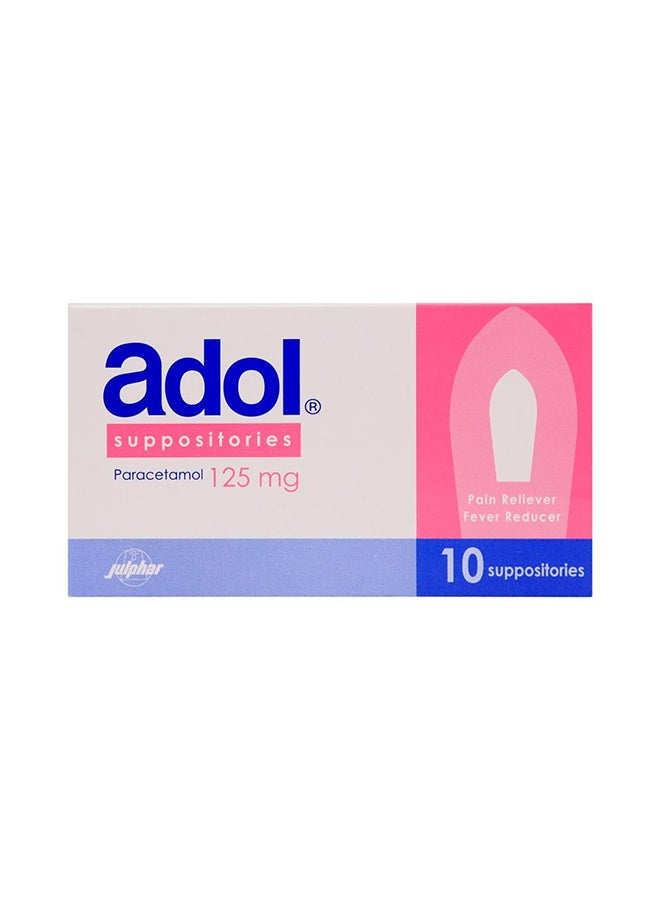 Julphar Adol 125Mg Suppositories 10'S  - Image 1