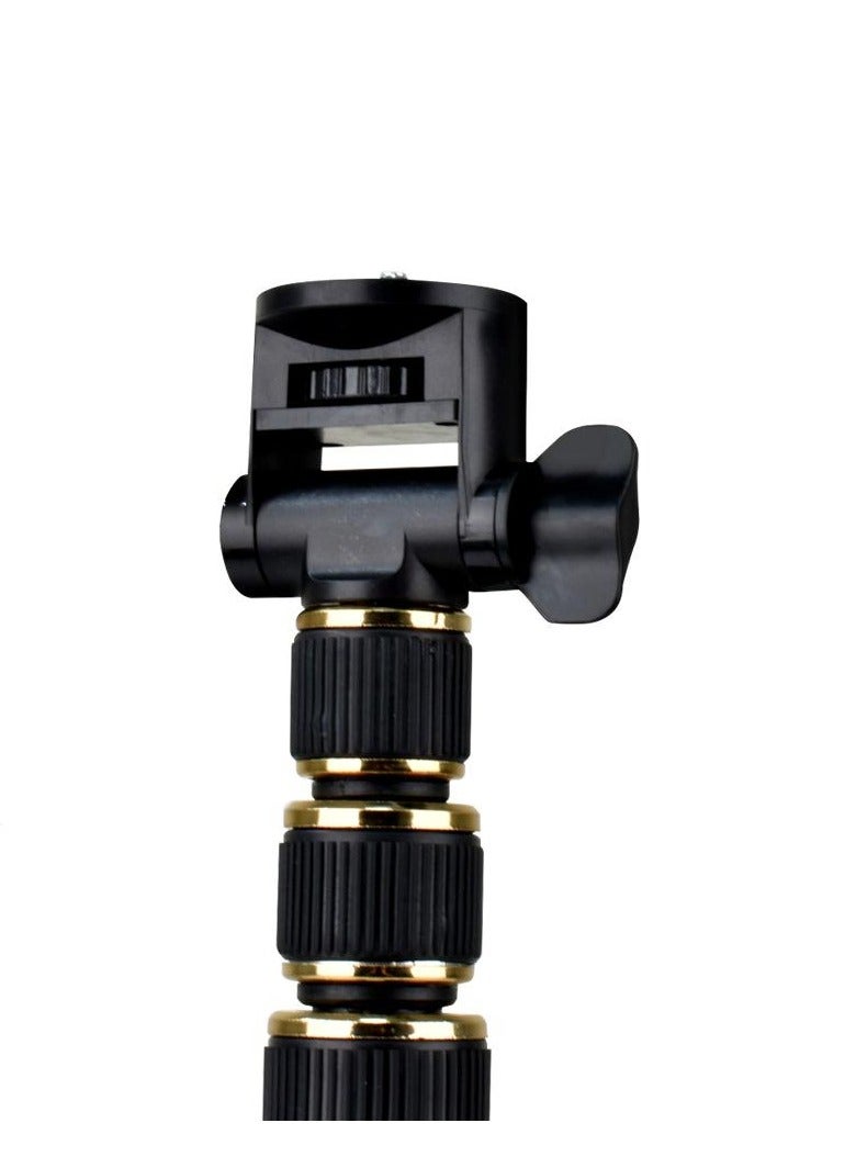 Tripod for Phone with Bluetooth Mobile Phone Holder with Adjustable Height Stable Vibration Control Stand for iPad Camera Photography Selfie Stick Vlogging Live Tiktok ET-169（Black） - Image 4