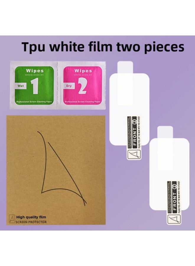 For Red Rice Redmi Bracelet 2 Film PMMA Composite 3D Hot Bending Film Band Pro Eye Protection Hydraulic Protective Film-Color:TPU White Film Two Pack (double Standard)-Dimensions:Red Rice Bracelet 2  - Image 1