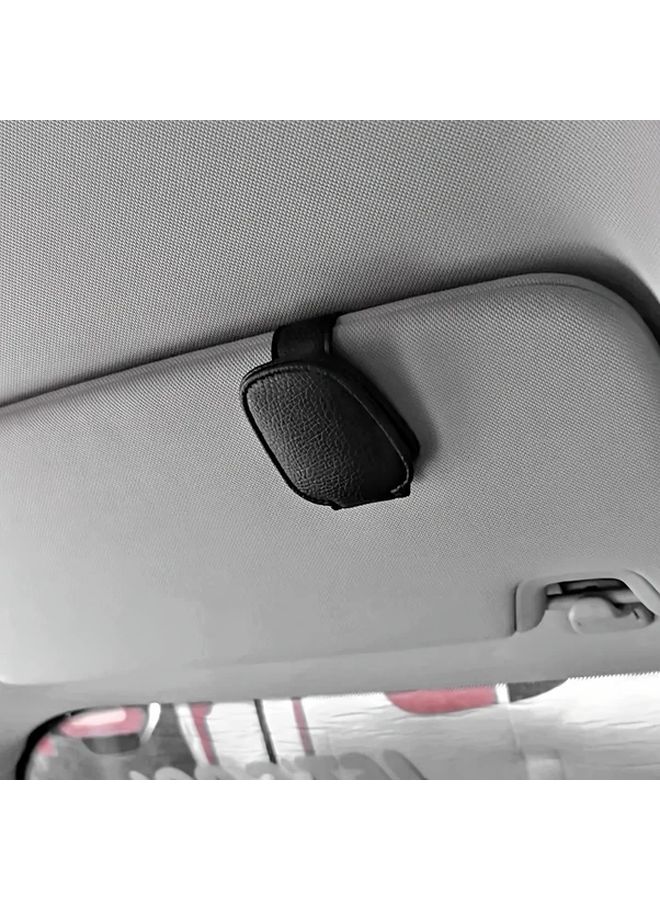 Pink Universal Car Sun Visor Glasses Clip Eyewear Storage Holder Vehicle Interior Accessories - Image 1