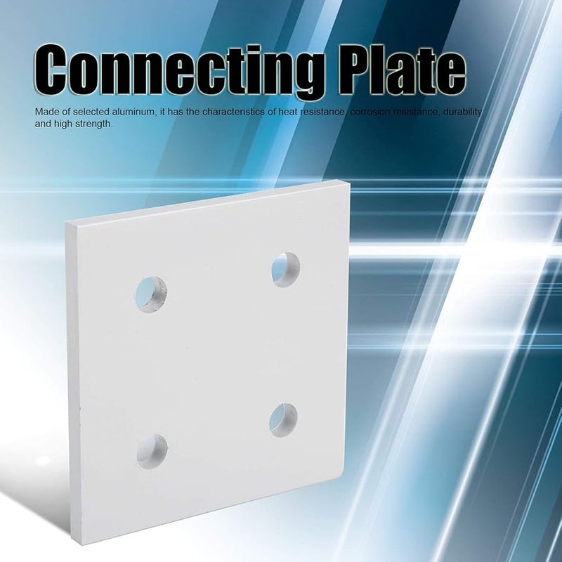 8080 Style 4 Hole Vertical Connecting Plate For Aluminium Extrusion Profile 5Pcs - Image 4