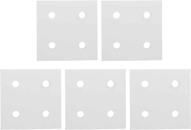 8080 Style 4 Hole Vertical Connecting Plate For Aluminium Extrusion Profile 5Pcs - Image 2