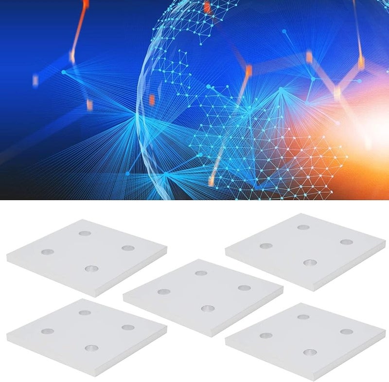 8080 Style 4 Hole Vertical Connecting Plate For Aluminium Extrusion Profile 5Pcs - Image 5