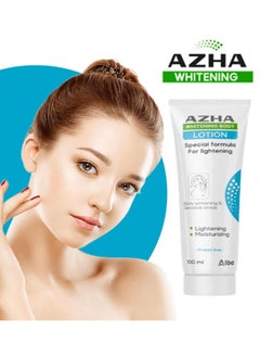 AZHA 2 Pieces Whitening Body Lotion Special Formula For Lightening 100 gm+ Whitening Body Lotion Special Formula For Lightening 25gm  - Image 2