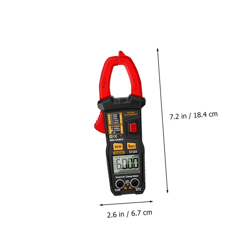 Auto Ranging Digital Clamp Meter Multimeter AC DC Current Tester With Buzzer Portable Smart Multimeter - Image 3