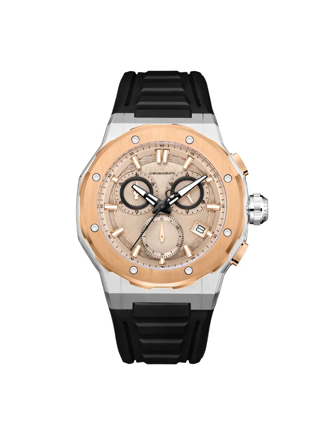 Quantum Men's Silicone Chronograph Watch HNG1082.571 - 46 mm