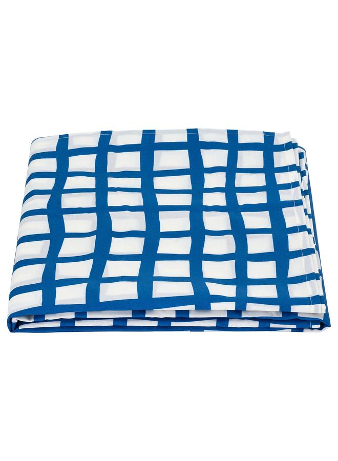 erorex Tablecloth, Patterned/Blue White, 145X240 Cm - Image 3