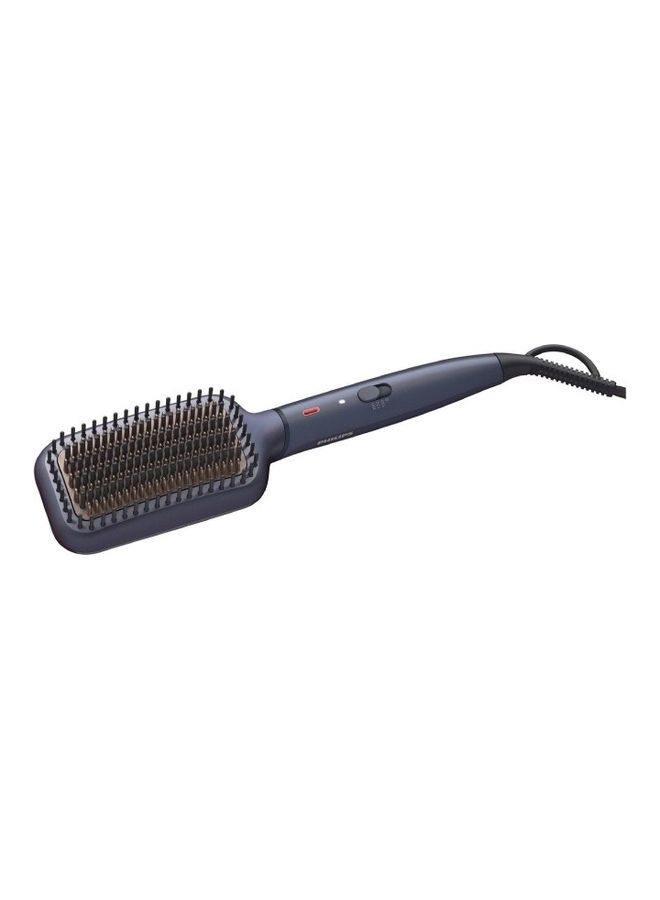 Philips Heated Straightening Brush Blue/Rose Gold 350mm - Image 2