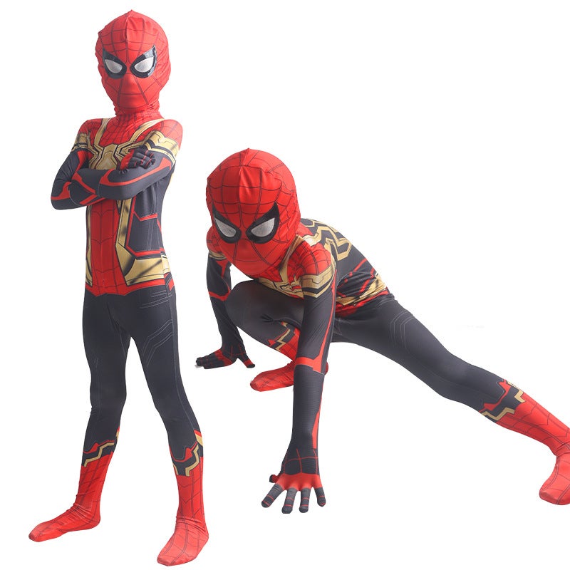 Adult Kid Spiderman Cosplay Costume Halloween Remy tony  - Image 1