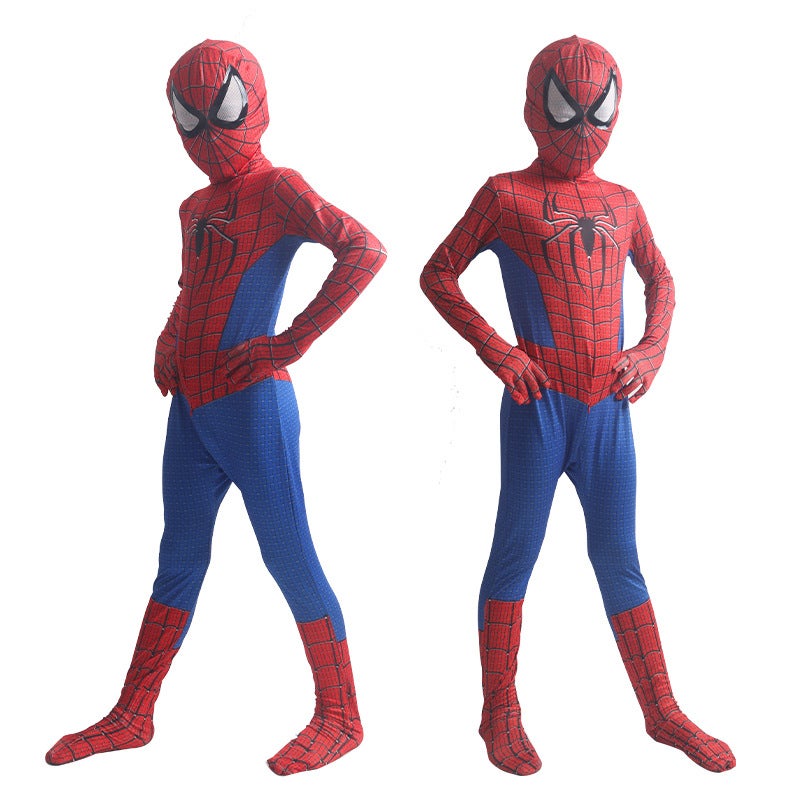 Adult Kid Spiderman Cosplay Costume Halloween Remy tony  - Image 5