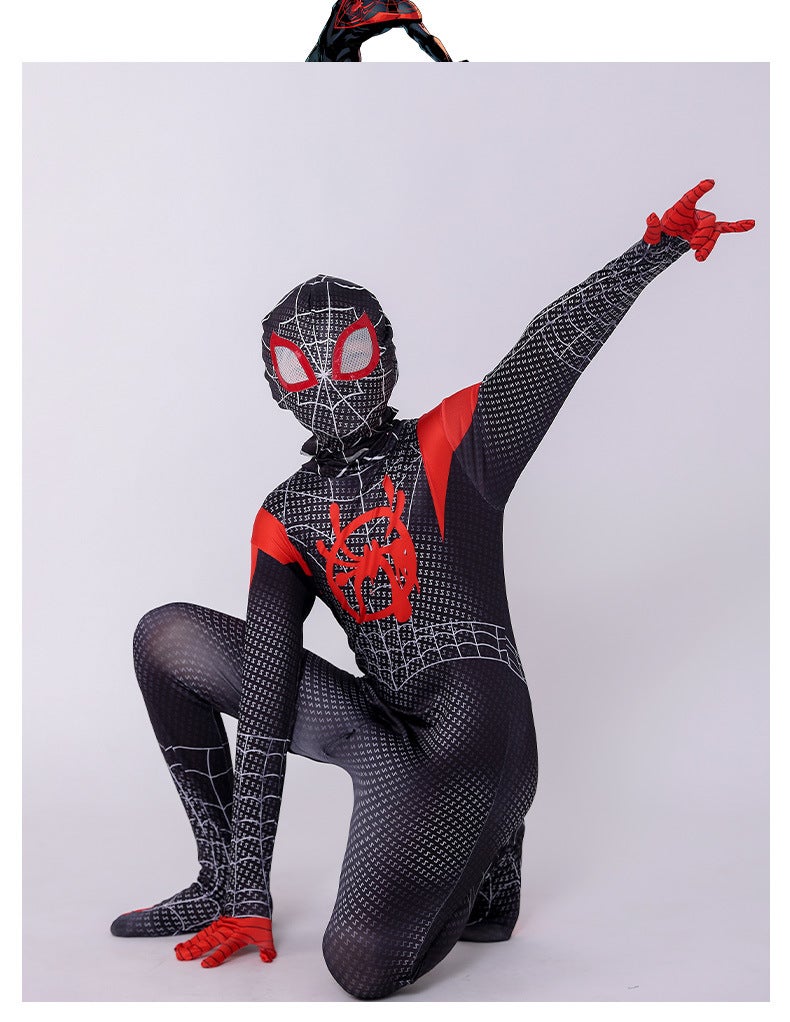 Adult Kid Spiderman Cosplay Costume Halloween Remy tony  - Image 3