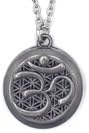 mEssentials Wild Essentials Celtic Cross Aged Brass Essential Oil Diffuser Nickel Free Alloy Locket Pendant with 24 inch Chain, 6 Refill Pads, Customizable Color Changing Perfume Jewelry for Aromatherapy - Image 5