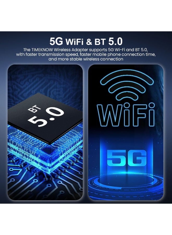 Wireless CarPlay Adapter – Convert Wired CarPlay to Wireless, Plug & Play, Mini Size - Image 3