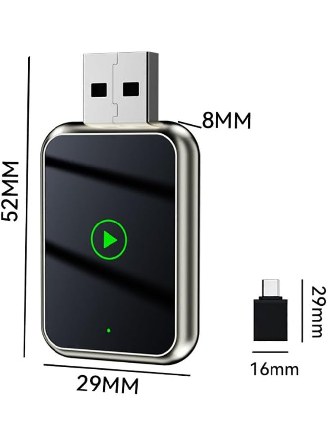 Wireless CarPlay Adapter – Convert Wired CarPlay to Wireless, Plug & Play, Mini Size - Image 4