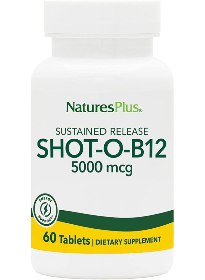 Nature's Plus Shot-O-B-12 5000mcg Time Release - Image 1