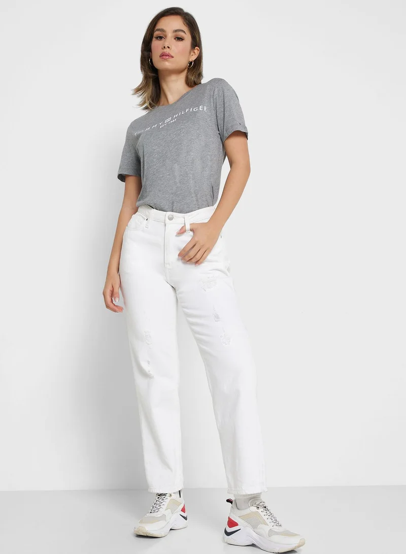 TOMMY HILFIGER Embroidered Logo T-Shirt