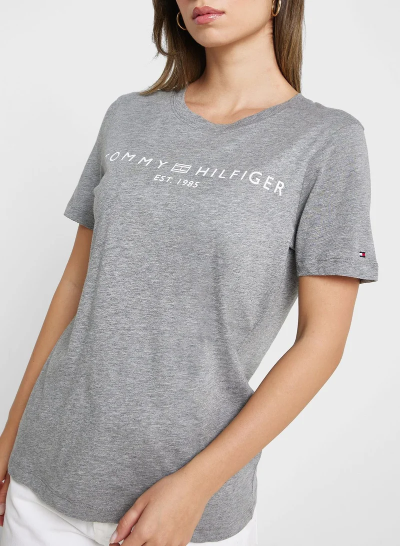 TOMMY HILFIGER Embroidered Logo T-Shirt
