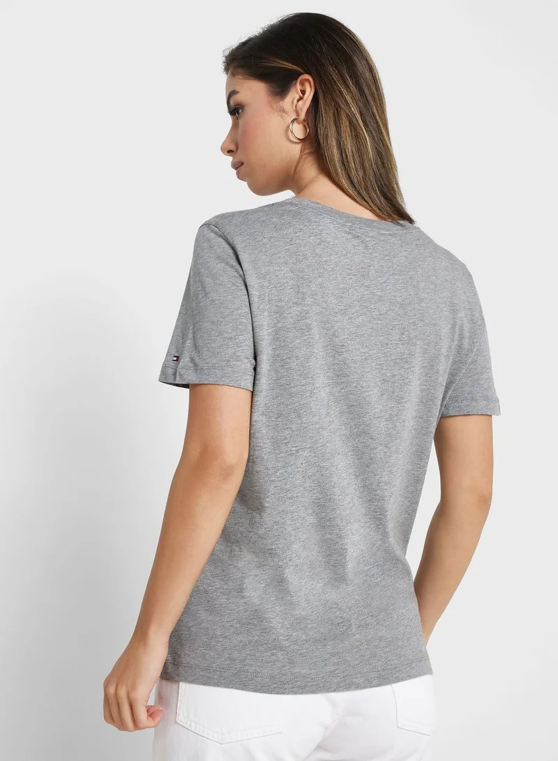 TOMMY HILFIGER Embroidered Logo T-Shirt