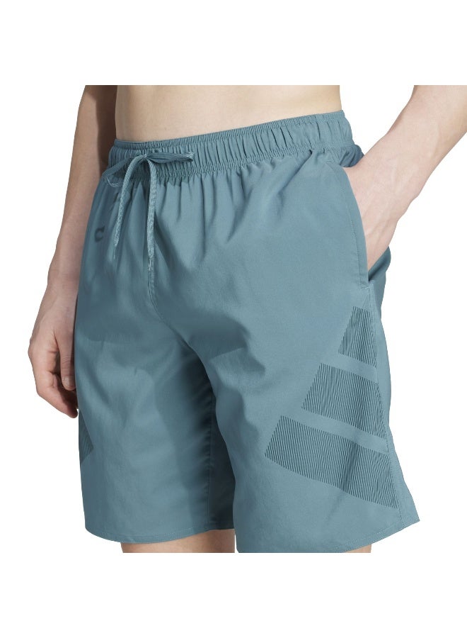 Adidas Adidas Bb Sh 8In Green Swim Shorts Swimwear For Men - Image 5