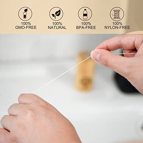 Gaia Guy Silk Dental Floss Refill | Unflavored Natural Silk | 4 spools x 33yds | Compostable, Sustainable & Biodegradable Silk Flossing Thread & Eco-Friendly Packaging - Image 5