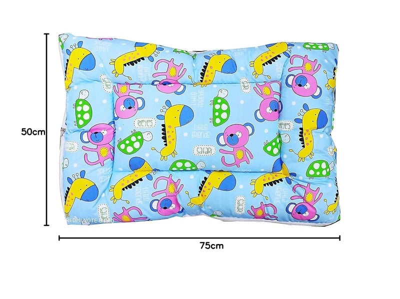 CUSTOMARY Cotton Baby 2 In 1 Sleeping Bag/Carry Bag/Bedding Set/Gift Set (0 To 3 Month, Baby Blue) Skin Friendly - Image 5