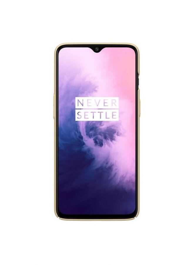Nillkin Super Frosted Shield Hard Pc Back Case Cover For Oneplus 7 Gold - Image 3